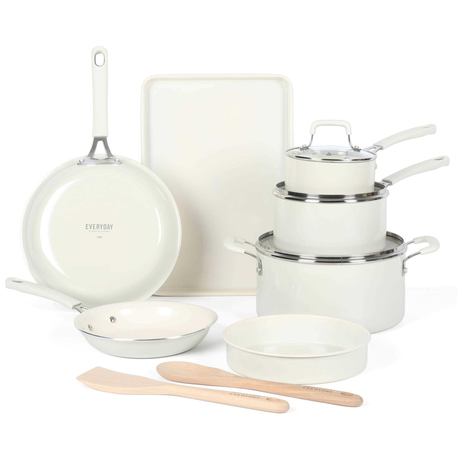 Martha Stewart Everyday Charlemont 12-Piece Aluminum Cookware Set