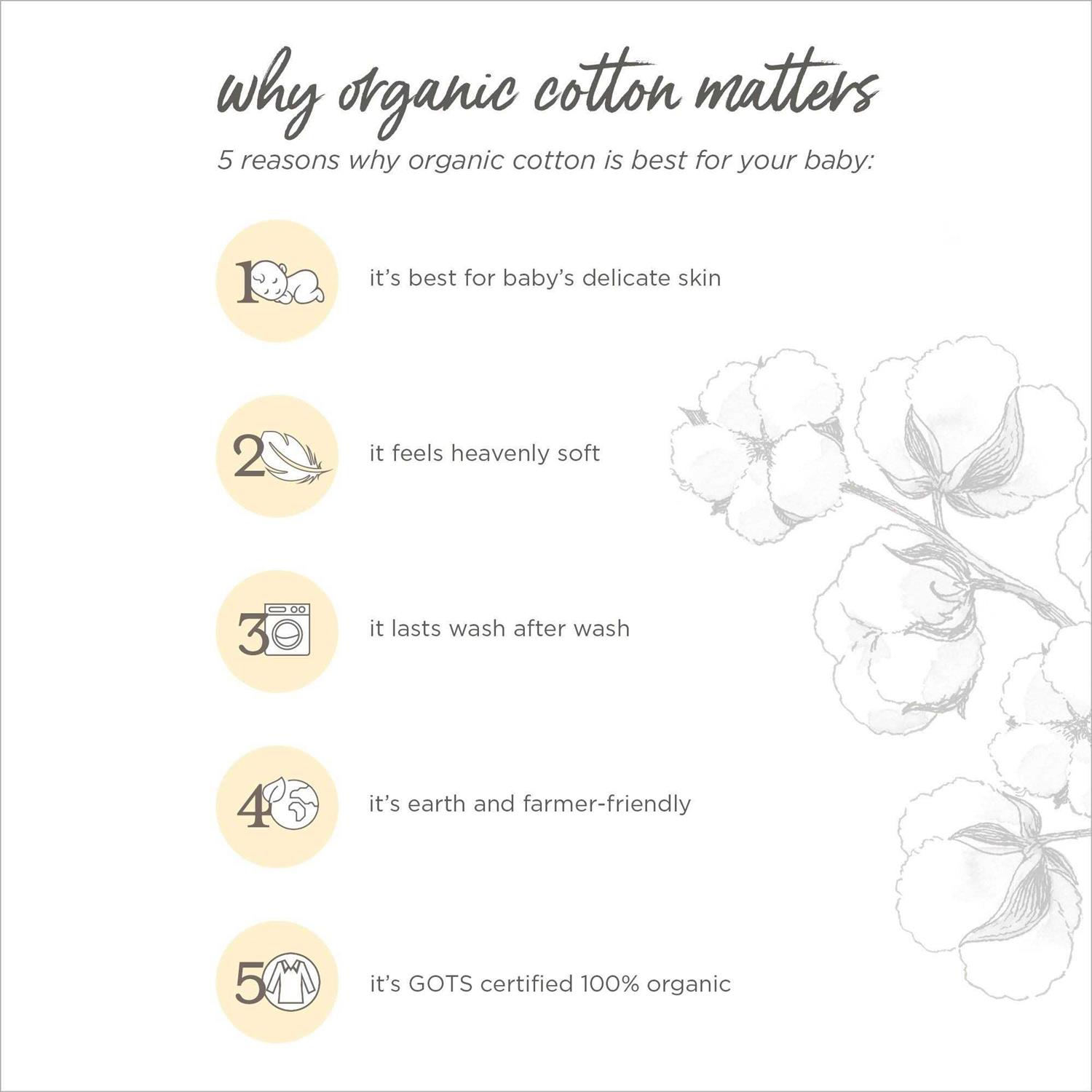 Burt’s Bees Baby Fitted Mini Crib Sheet or Portable Playard