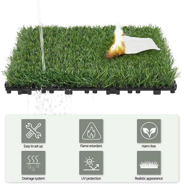 Yaheetech 12 x 12 Artificial Grass