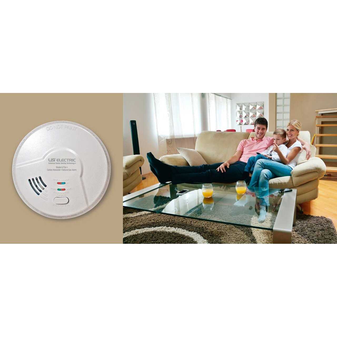 MDSCN111 USI 4-in-1 Universal Smoke Sensing Technology Hardwired Smart Alarm