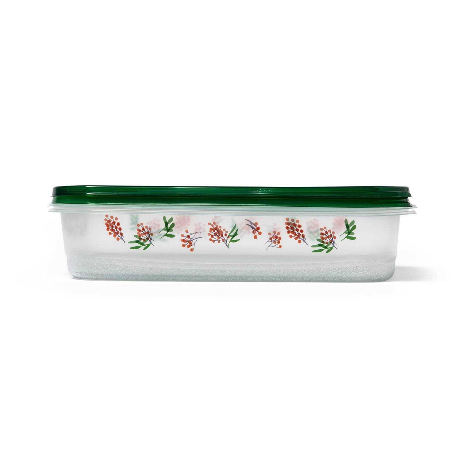 up & up Holiday Large Rectangle Food Storage Container