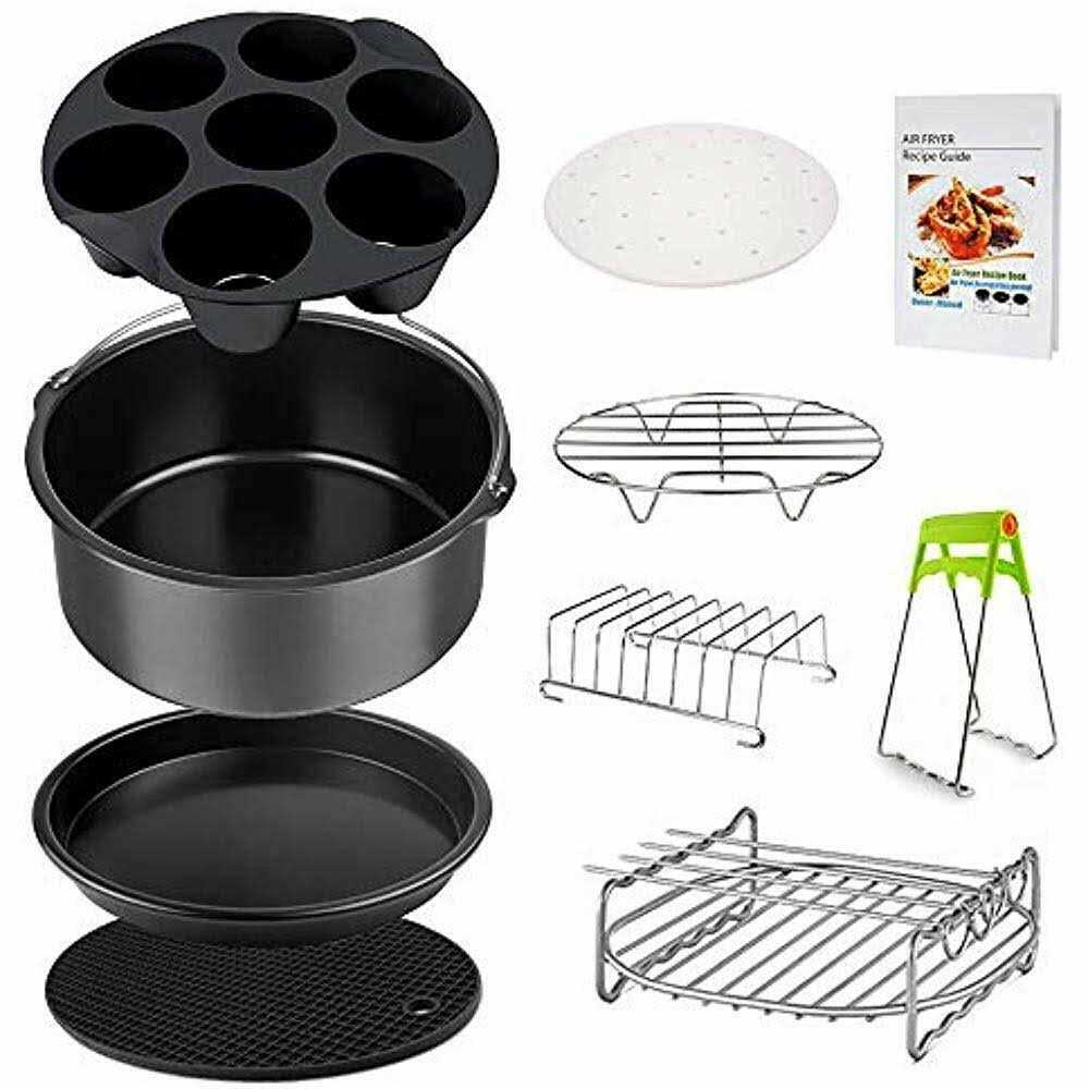 Leanking Air Fryer Accessories Set 12pcs Compatible for 4