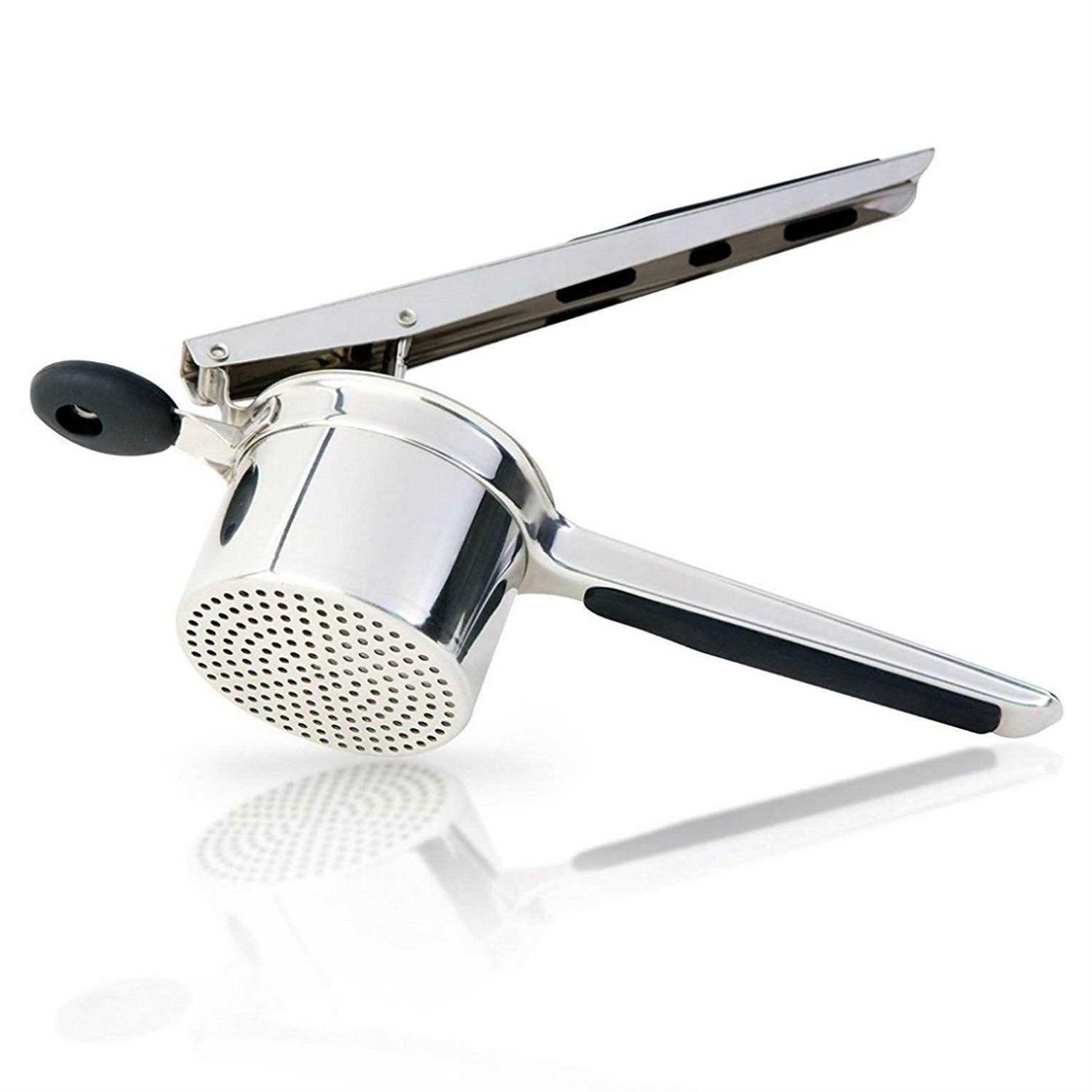 Priority Chef Stainless Steel Potato Ricer and Masher Anti-Slip Makes Light and Fluffy Mashed