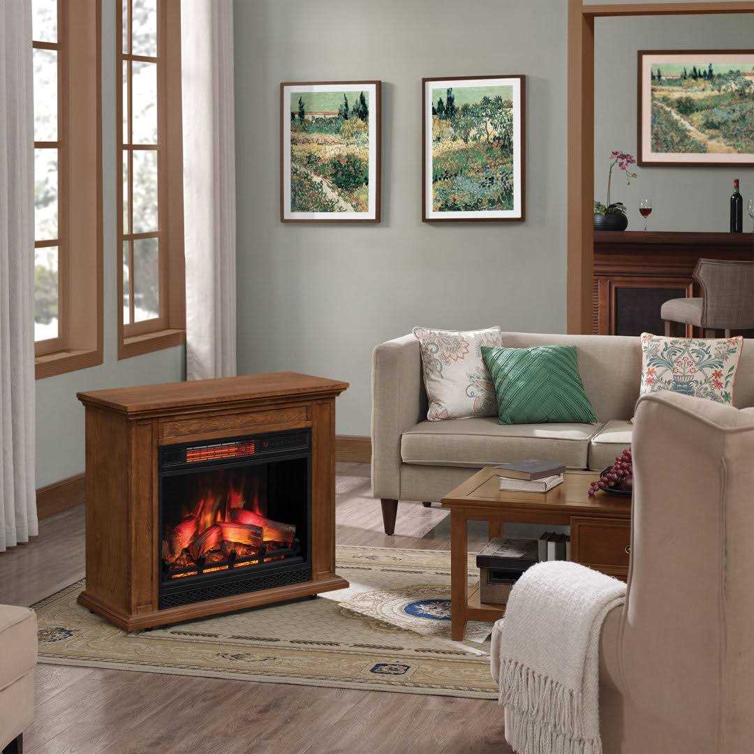 Duraflame Rolling Mantel Infrared Fireplace