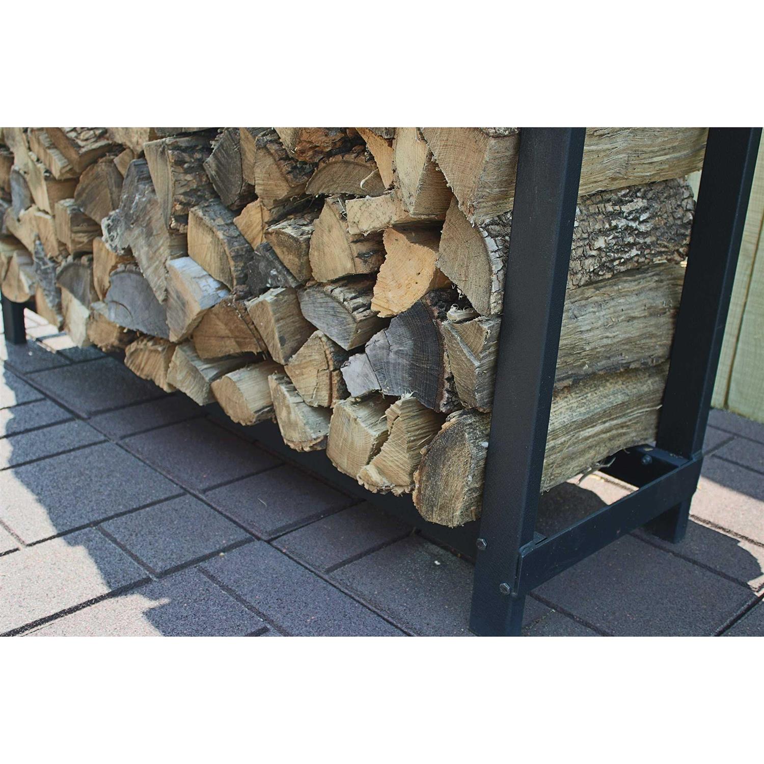 Alexander 48 WRC 48 WRC 4 Foot Woodhaven Firewood Rack With Cover