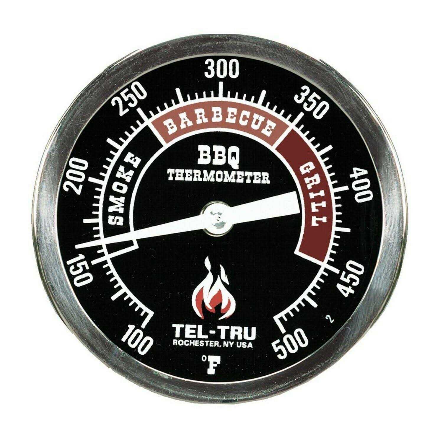 Tel-Tru BQ300 Barbecue Thermometer 3 inch dial