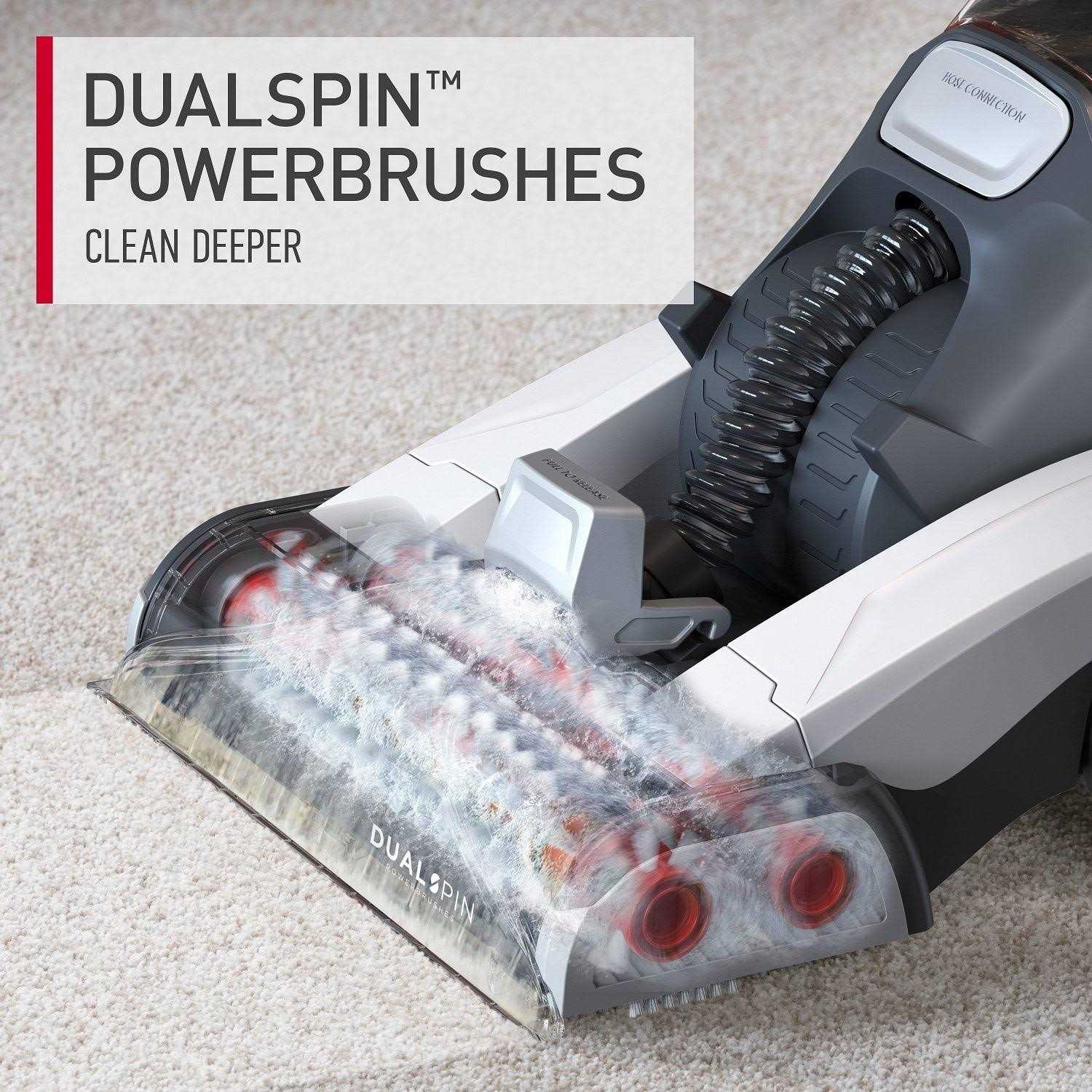 Hoover Dual Spin Pet Plus Carpet Cleaner Upright Shampooer Fh54050v