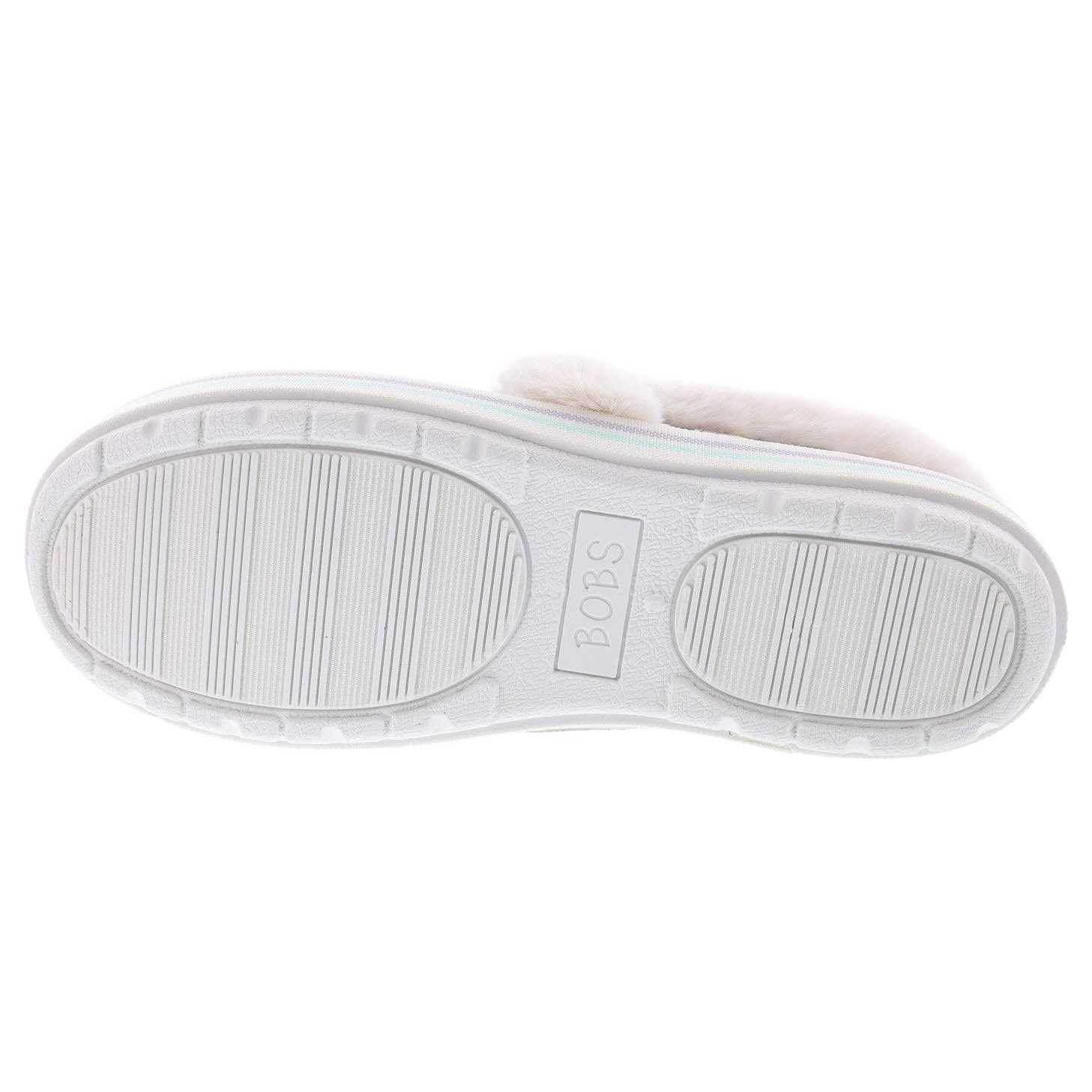 Skechers Women’s Bobs Too Cozy – Knitting Purty Slip-On Shoes | Size 9.0 | Natural | Textile | Vegan