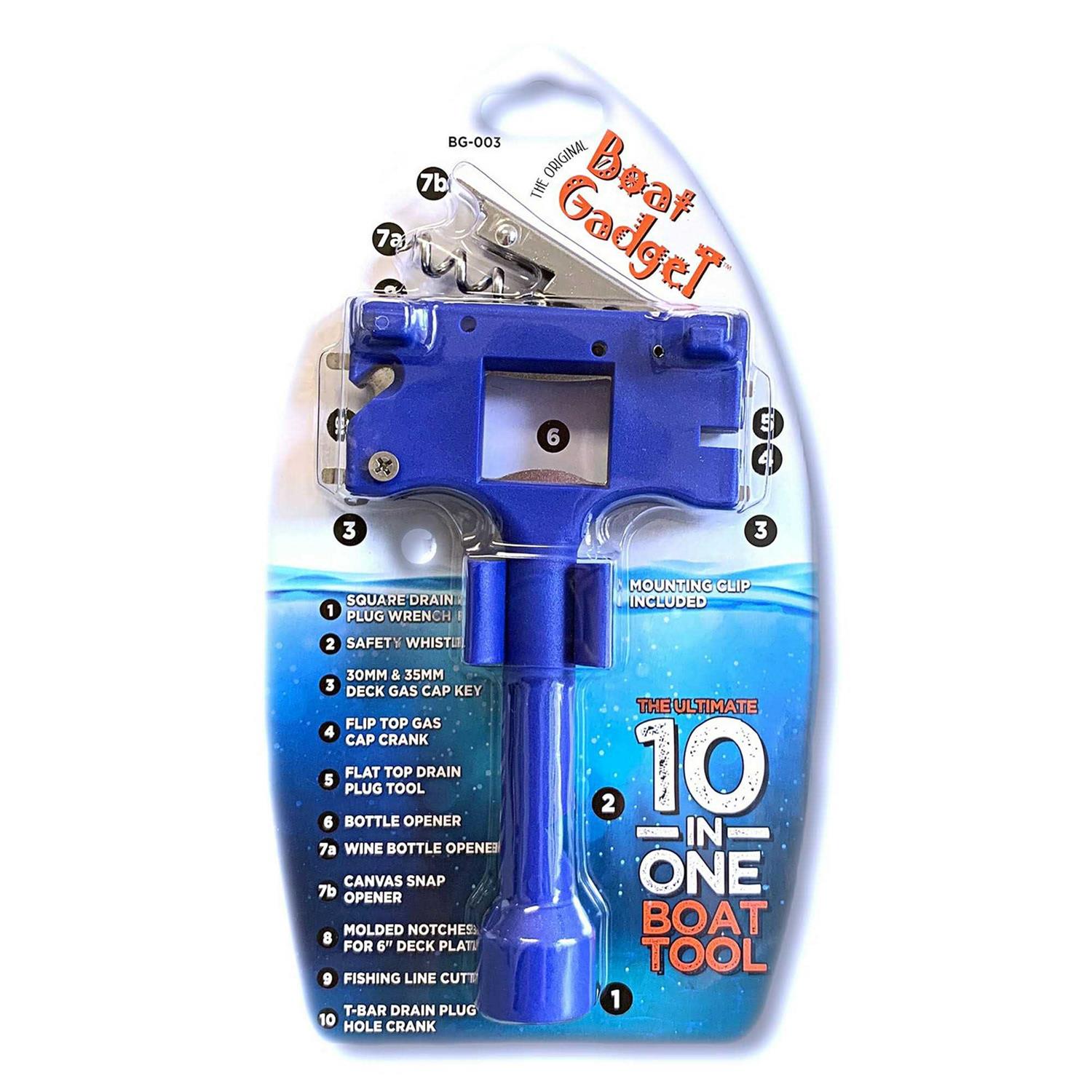 Boat Gadget This 10-in-1 Boat Tool Includes Beer and Wine Bottle Opener