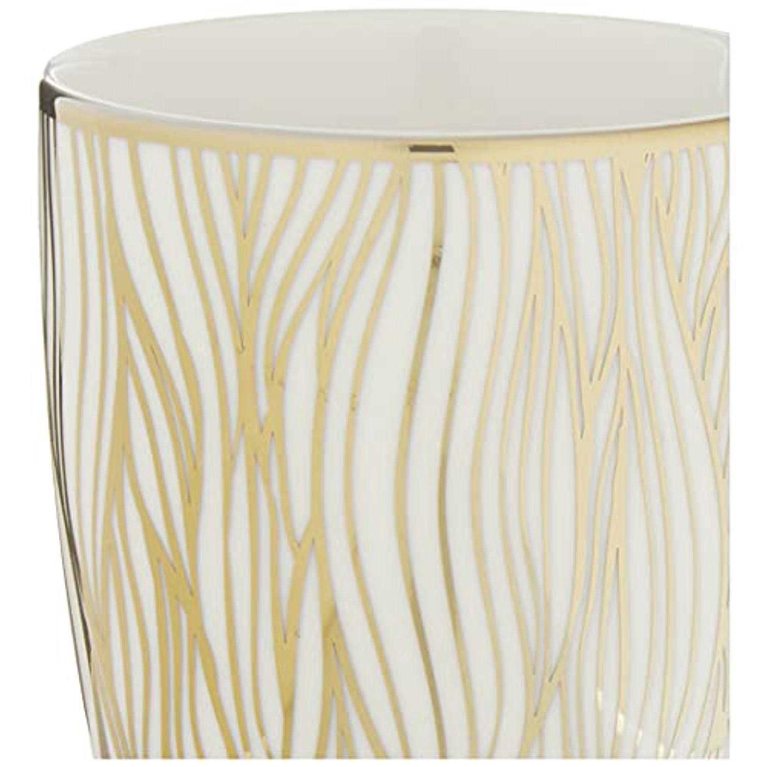 Certified International Matrix 6-pc. Gold Plated Mugs