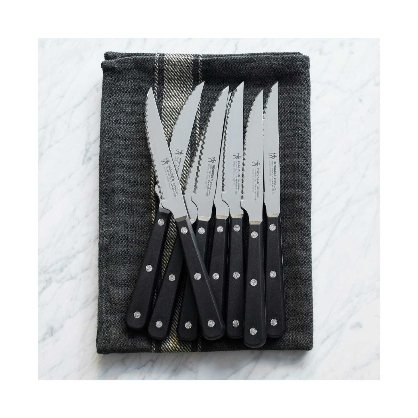J.A. Henckels International 8 Piece Serrated Steak Knife Set