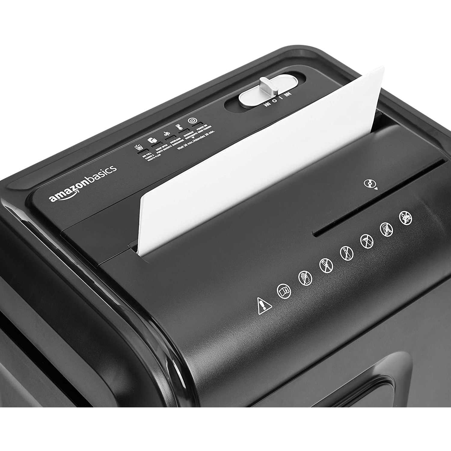 Amazon Basics 8 Sheet High Security Micro Cut Shredder with Pullout Basket