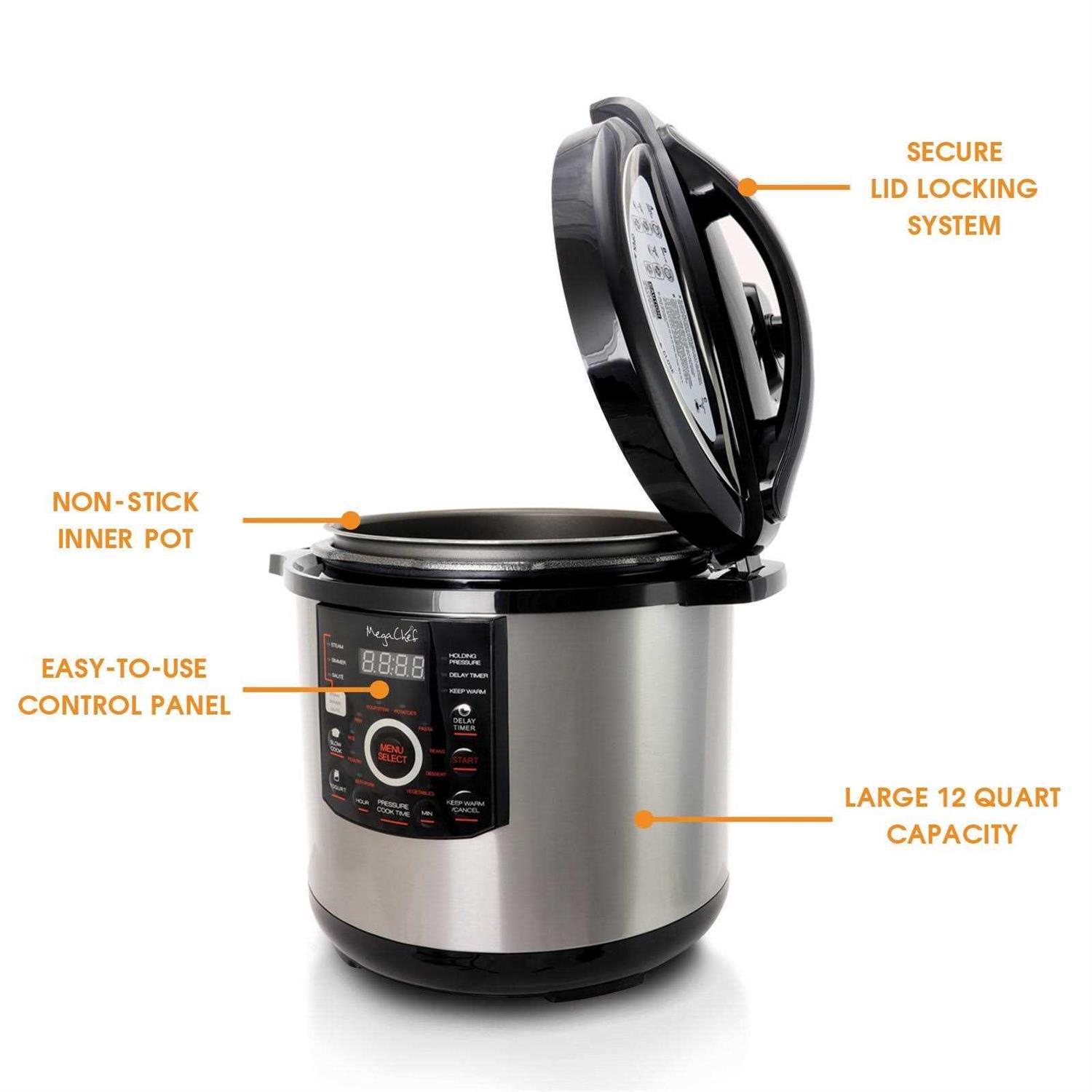 Megachef Digital Pressure Cooker 12 Quart