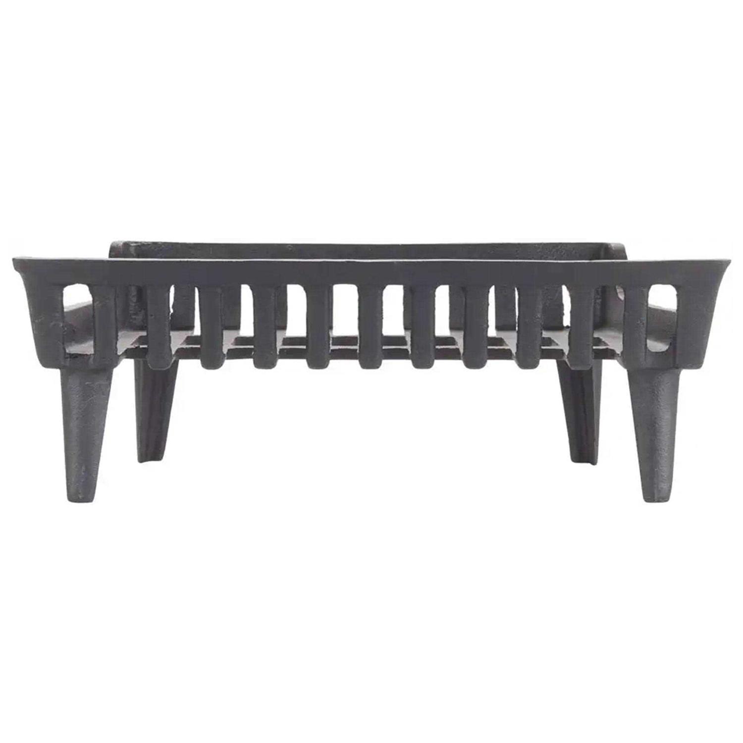 Liberty Foundry 20 in. Cast Iron Heavy-Duty Fireplace Grate with 4 in. Clearance