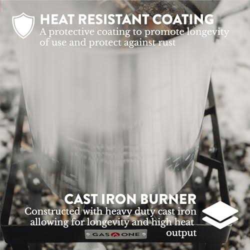 GASONE Turkey Fryer Propane Burner Complete Kit Turkey Fry and Boil