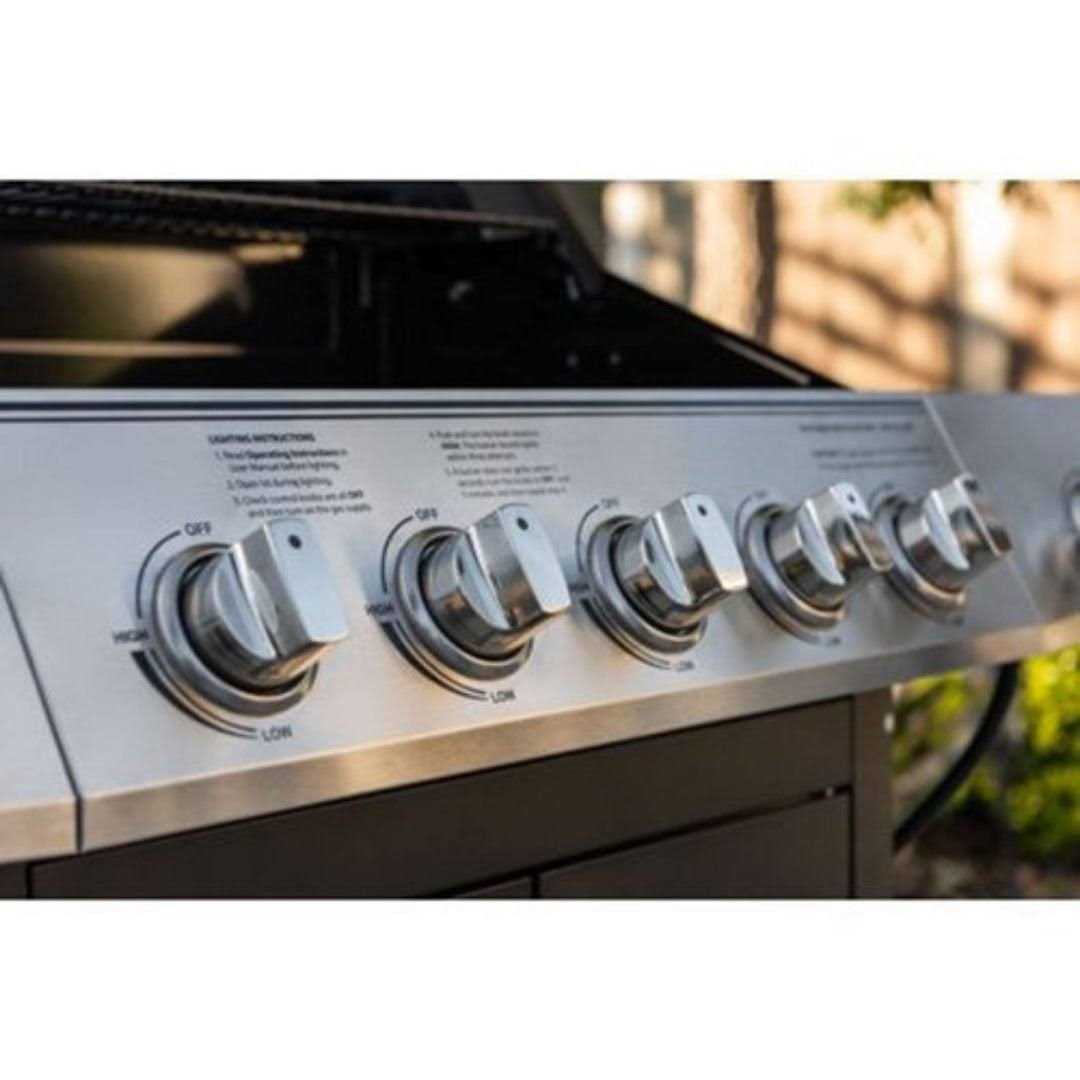 Expert Grill 5 Burner Propane Gas Grill with Side Burner