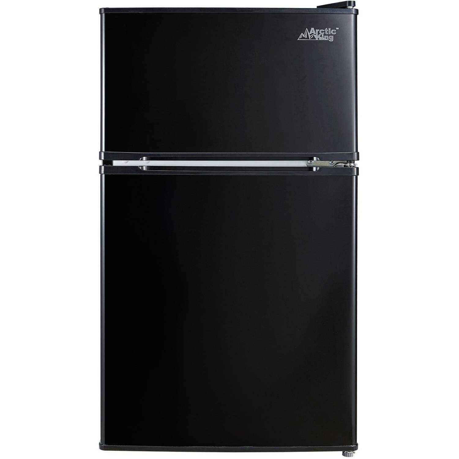 Arctic King 3.2 Cu ft Two Door Compact Refrigerator with Freezer