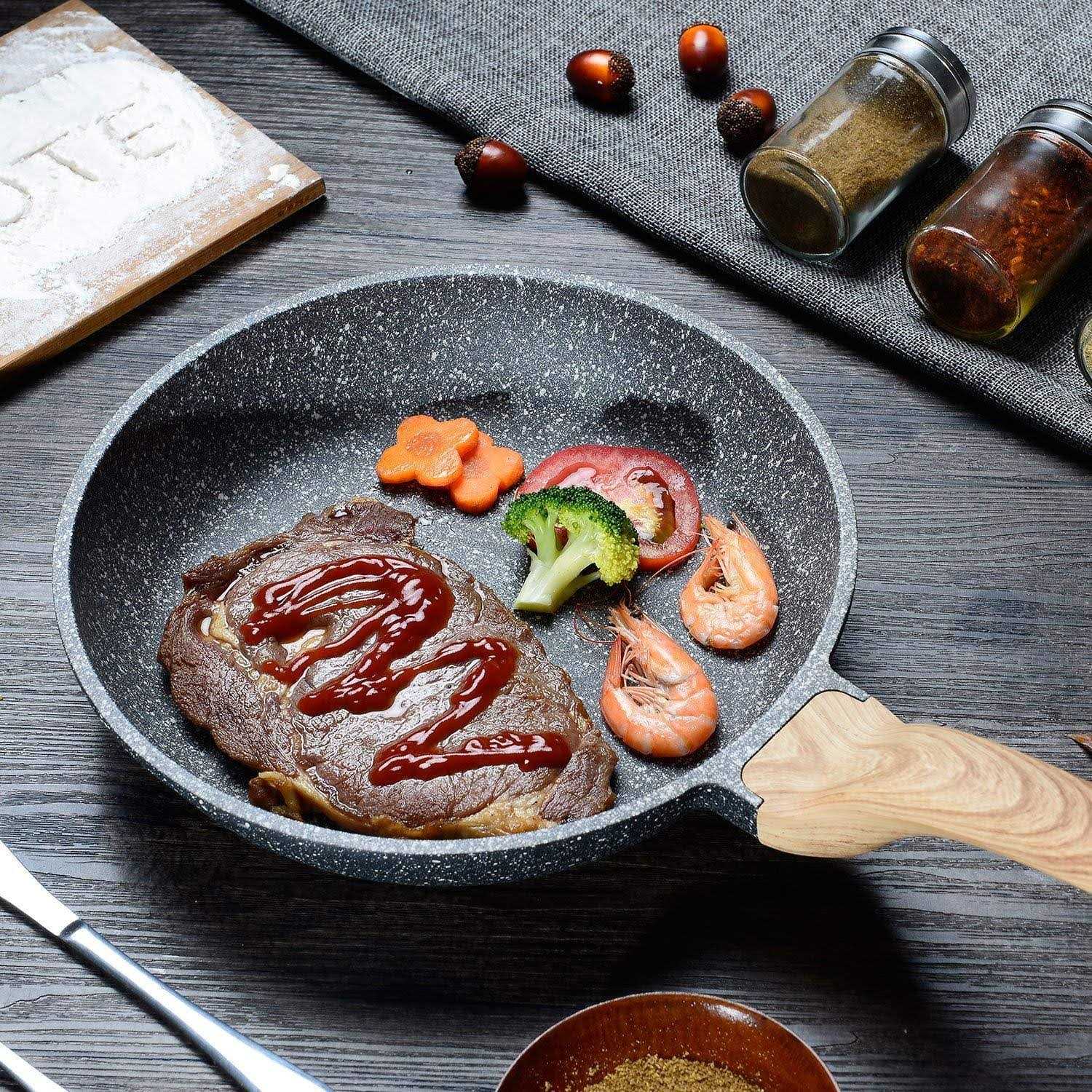 Carote Nonstick Frying Pan Skillet,Non Stick Granite Fry Pan Egg Pan Omelet Pans