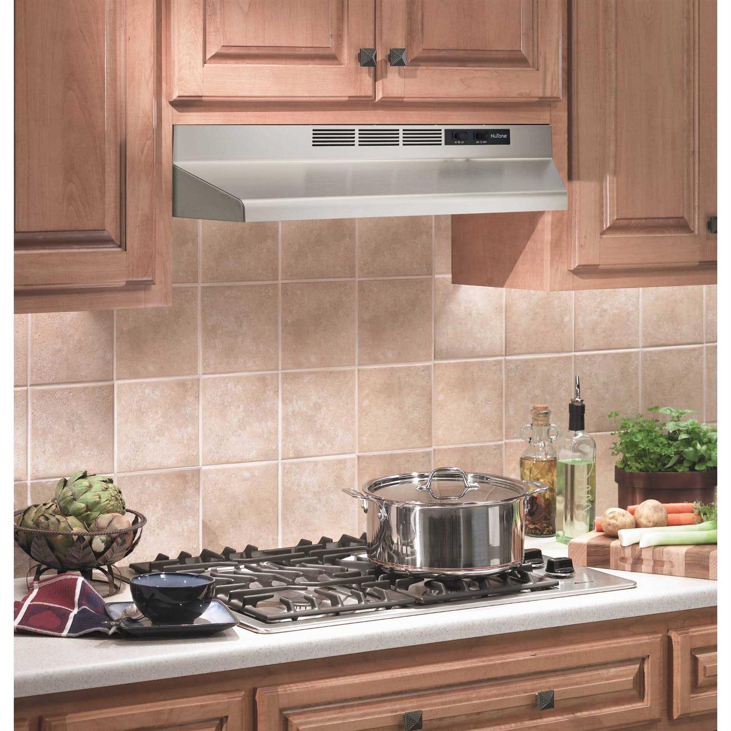 Broan-NuTone RL6200 Series 30 in. Ductless Under Cabinet Range Hood with Light