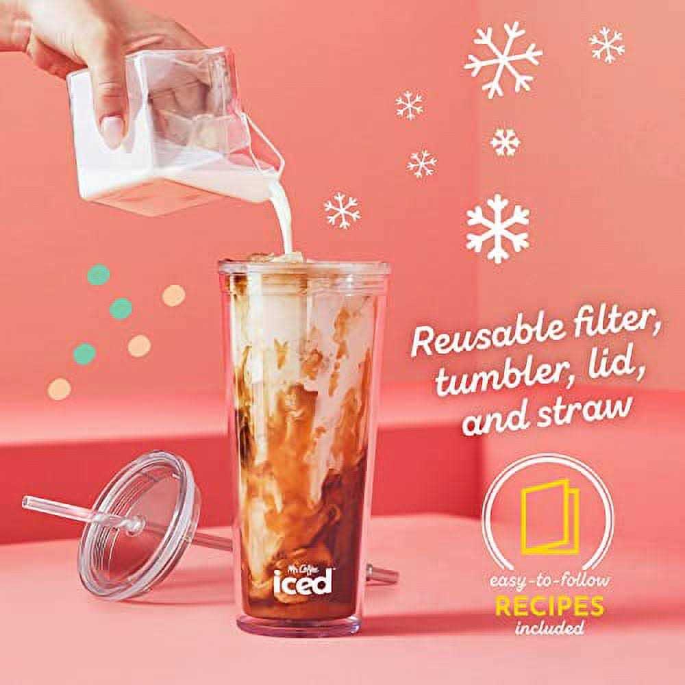 Mr. Coffee Single-Serve Iced and Hot Coffee Maker with Reusable Tumbler and