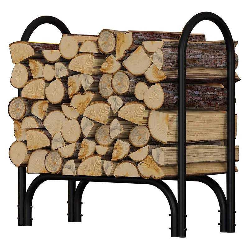 Fire Beauty Firewood Rack Log Holder,Log Storage Holder,Storage Rack,Firewood Stacker for Fireplace Indoor Outdoor