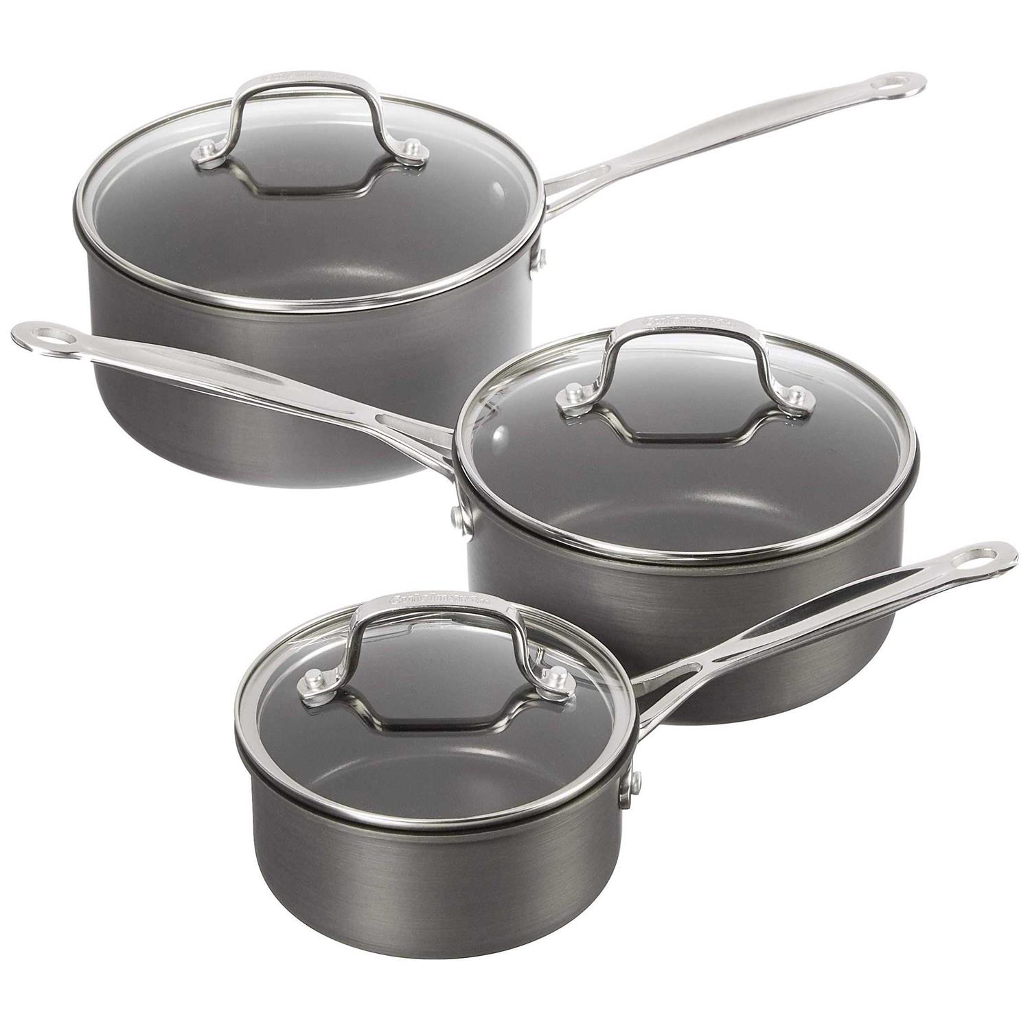 Cuisinart Chef’s Classic Hard Anodized 17 Piece Cookware Set