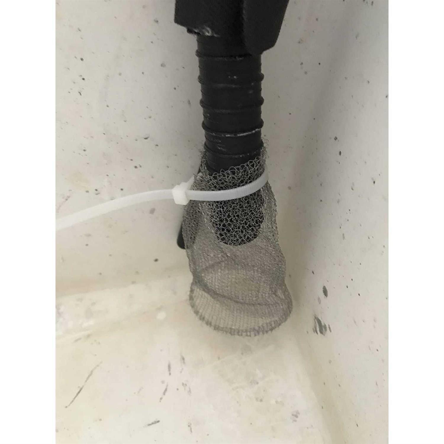 12 Pack Washing Machine Lint Traps with 12 Nylon Cable Ties Wobe Laundry Mesh Washer Sink Drain Hose Screen Filter the Laundry Water Lint Trap