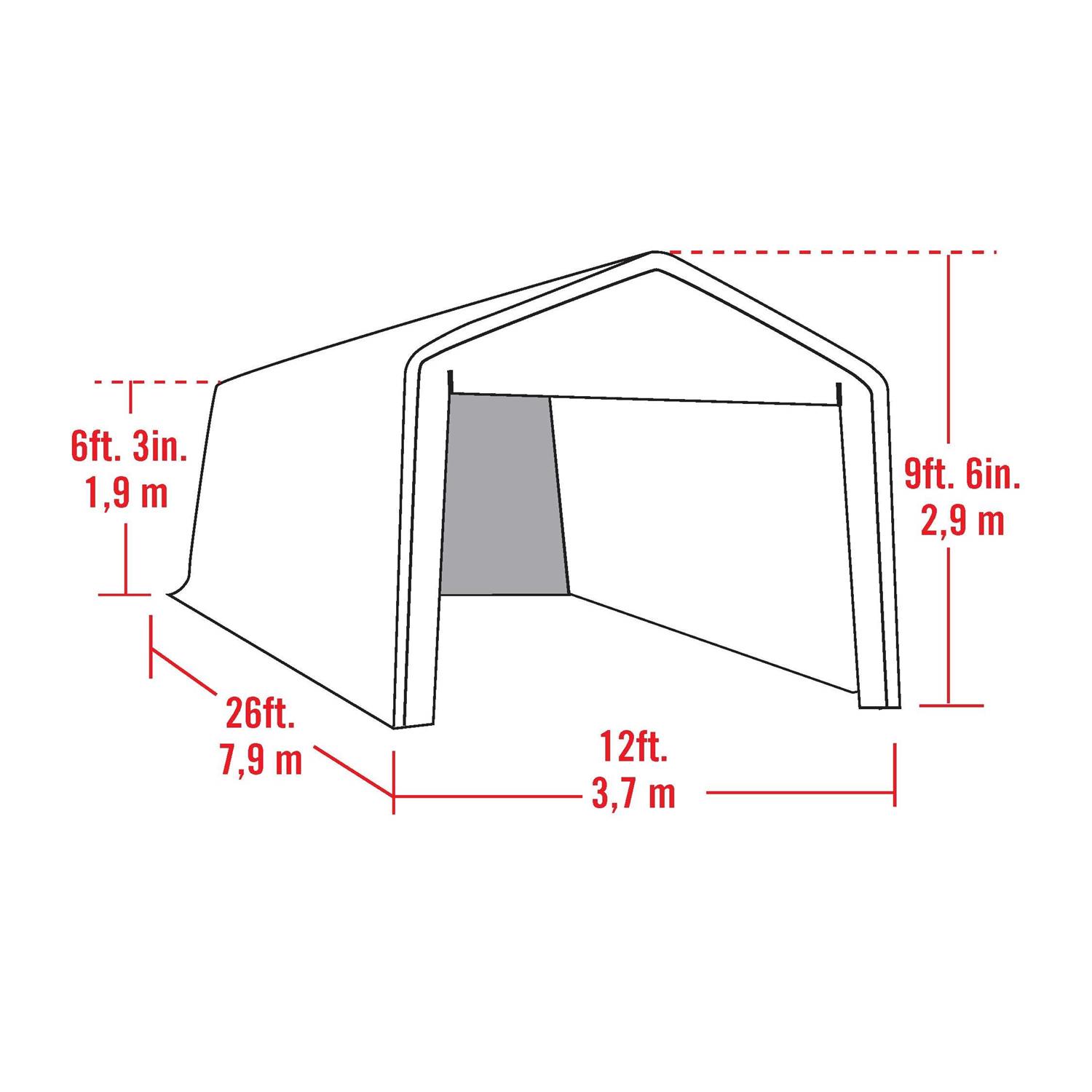 ShelterLogic Canopy Enclosure Kit