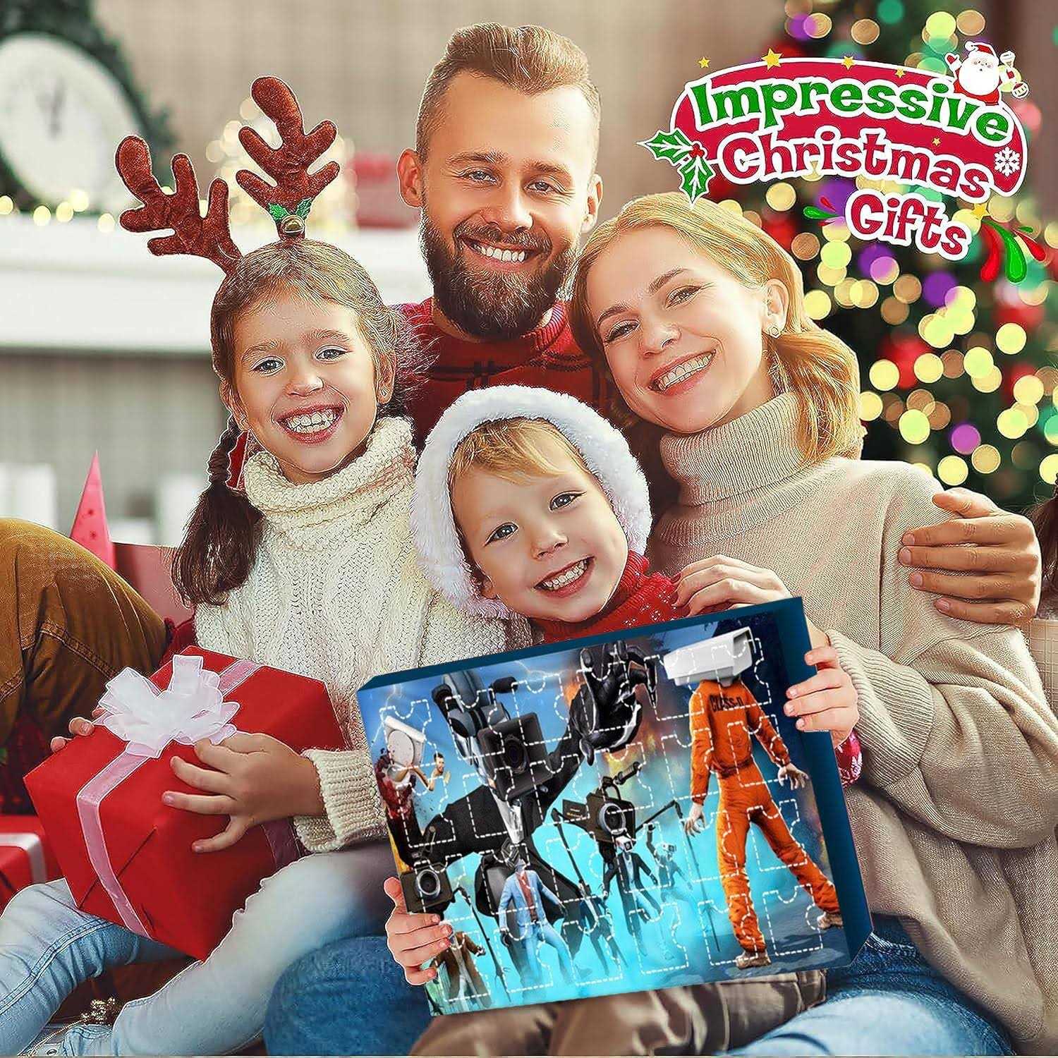 24 Days of Christmas Advent Calendar Box Kids Adult Christmas Countdown Calendar