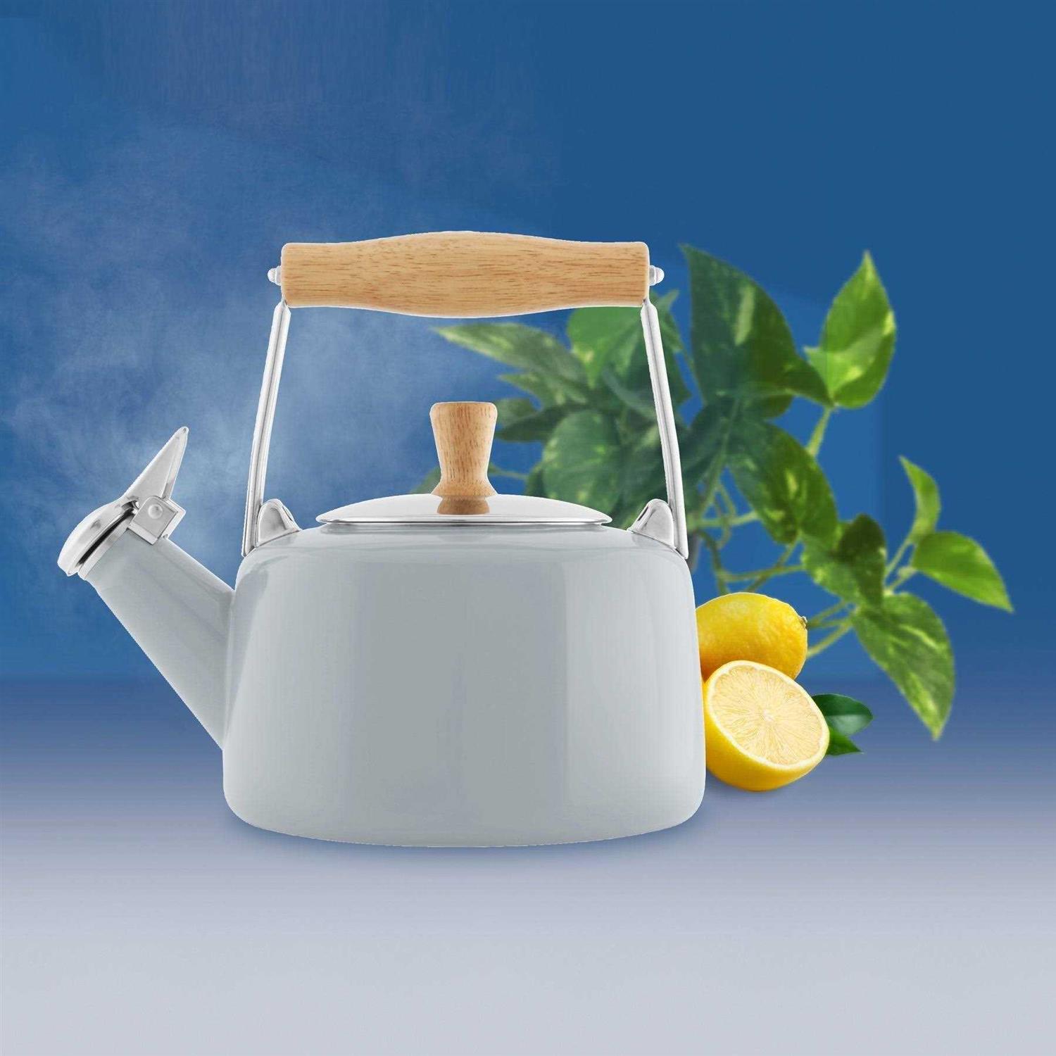 Chantal 1.4 qt. Enamel-on-Steel Sven Tea Kettle