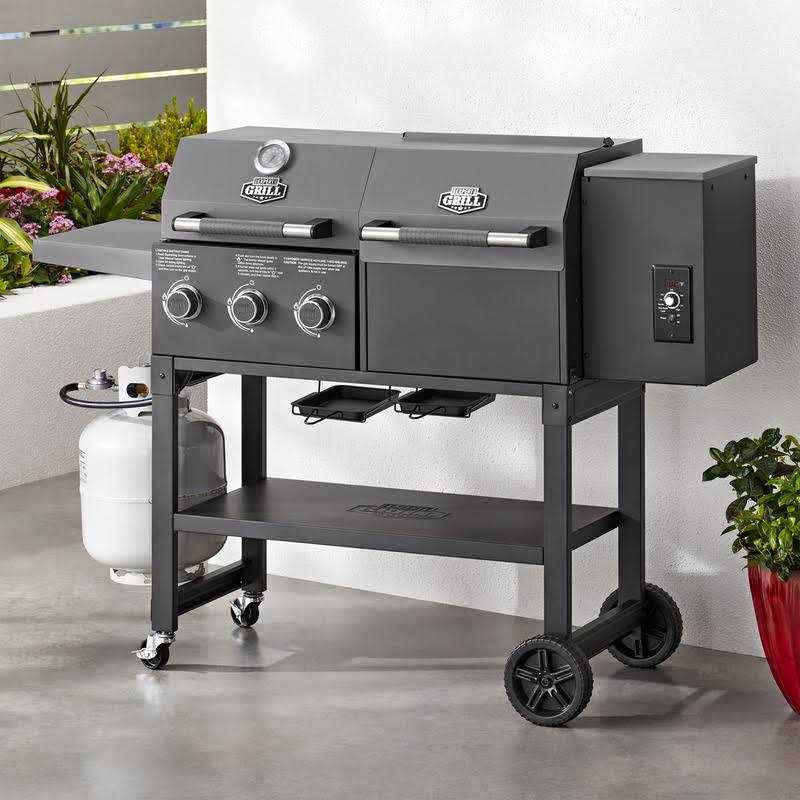 Expert Grill Gas Grill and Pellet Grill Combo