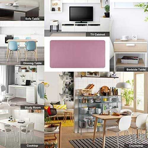 Weelth Multifunctional Waterproof PU Leather Desk Pad Double Sided Desk Pad for Office/Home