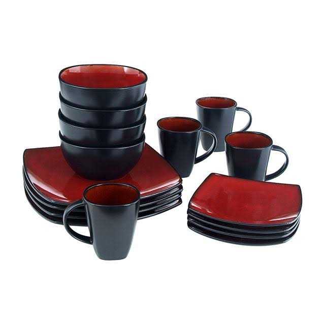 Gibson 16-Piece Soho Lounge Dinnerware Set