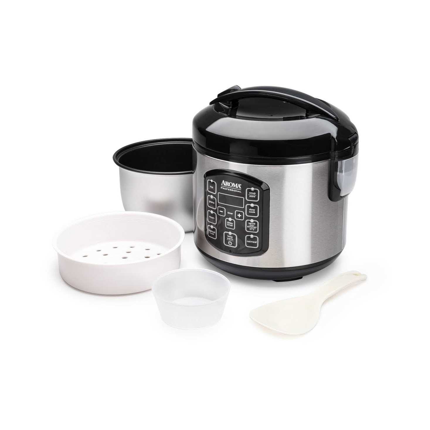 L’aroma 8 Cup Digital Rice Cooker Steamer