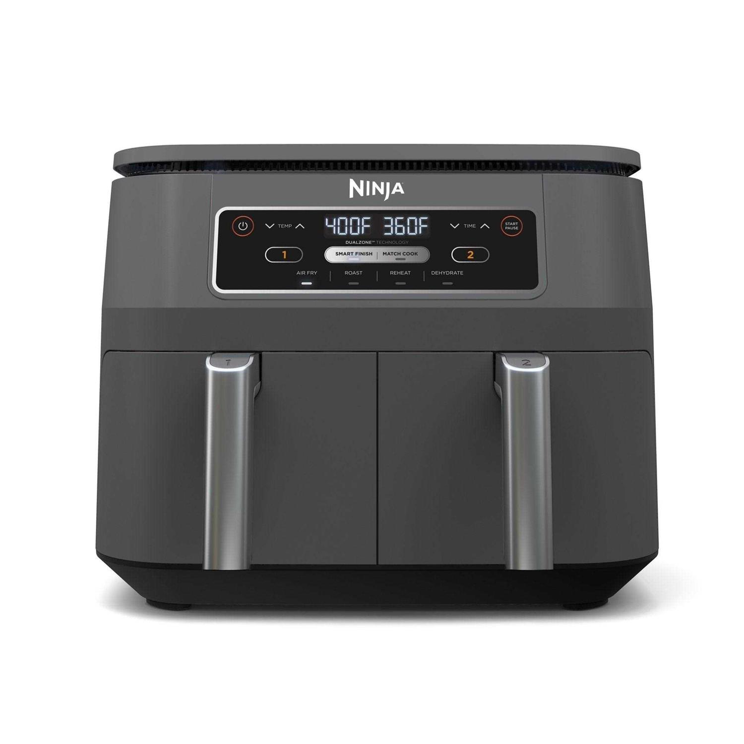 Ninja Foodi 4 in 1 8 qt. 2-Basket Air Fryer with DualZone Technology DZ100WM
