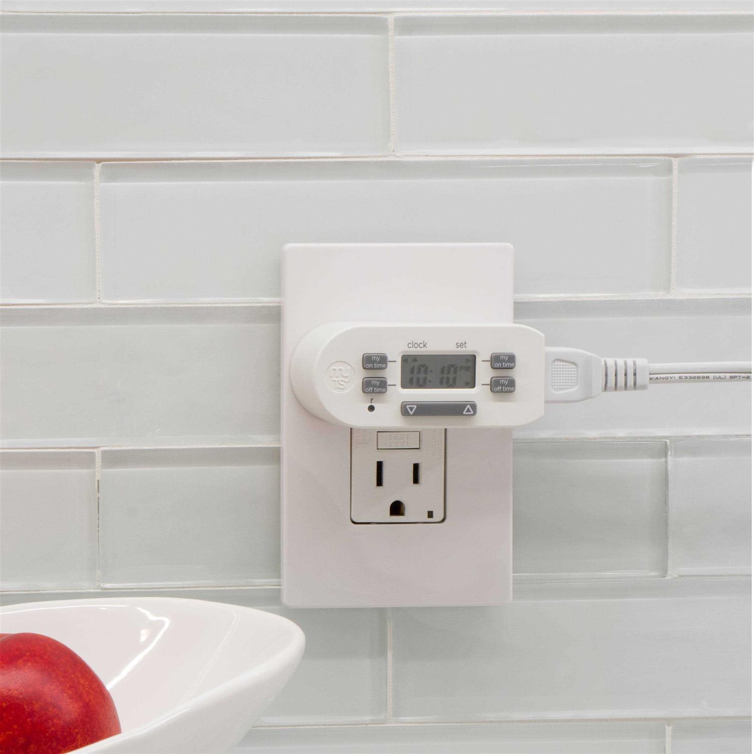 Mytouchsmart Plug-In Indoor Digital Timer