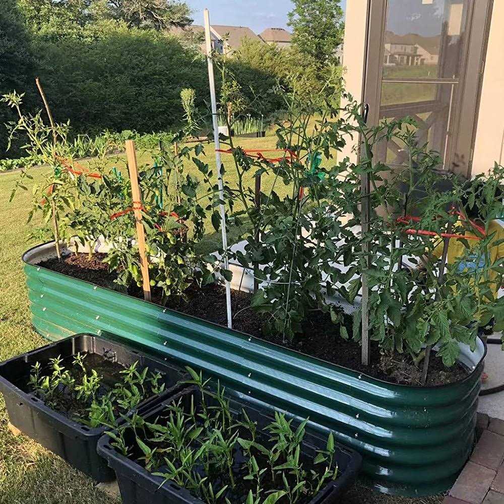 17&” Tall 8’x2′ Metal Modular Raised Garden Bed Kit