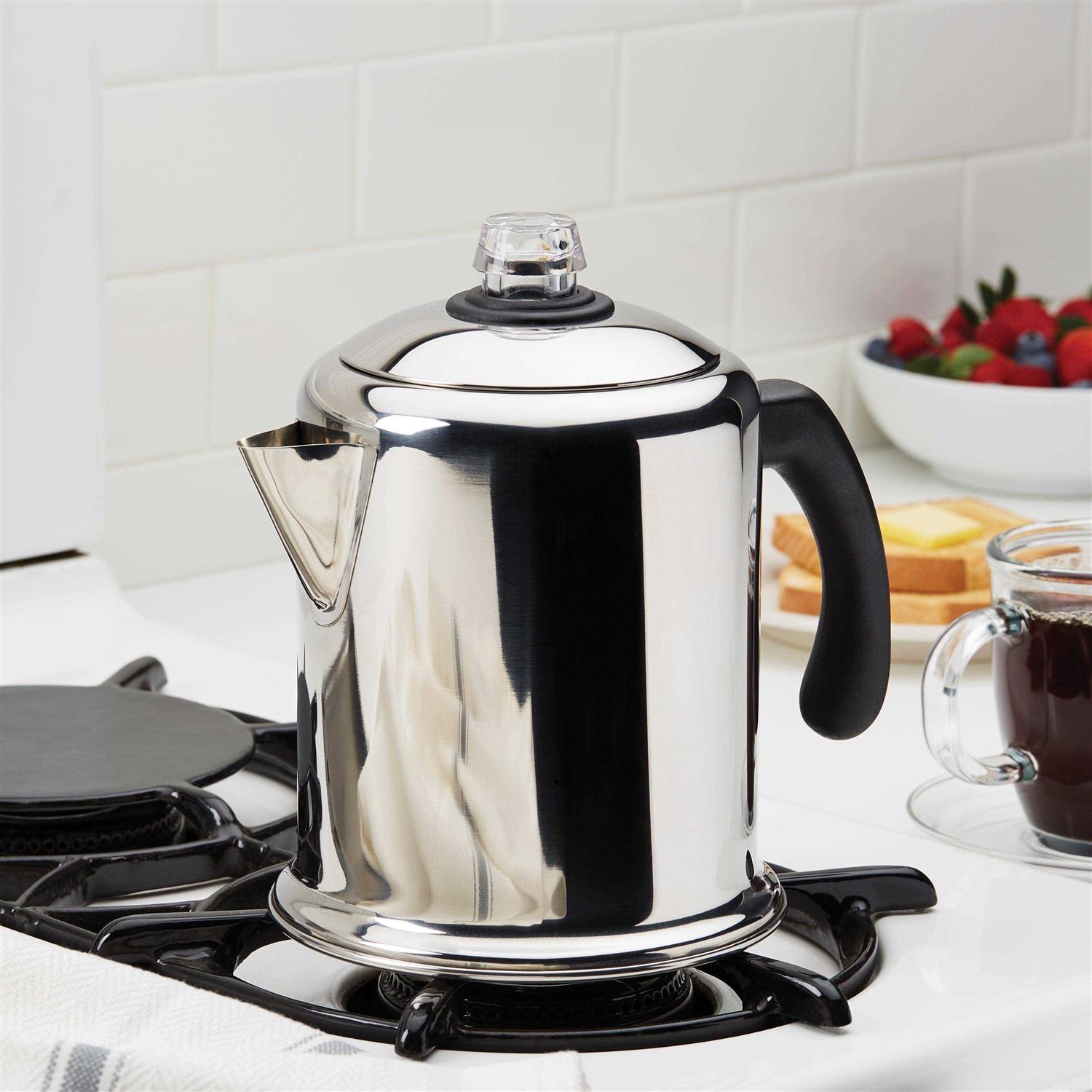 Farberware Classic Yosemite Stainless Steel Coffee Percolator