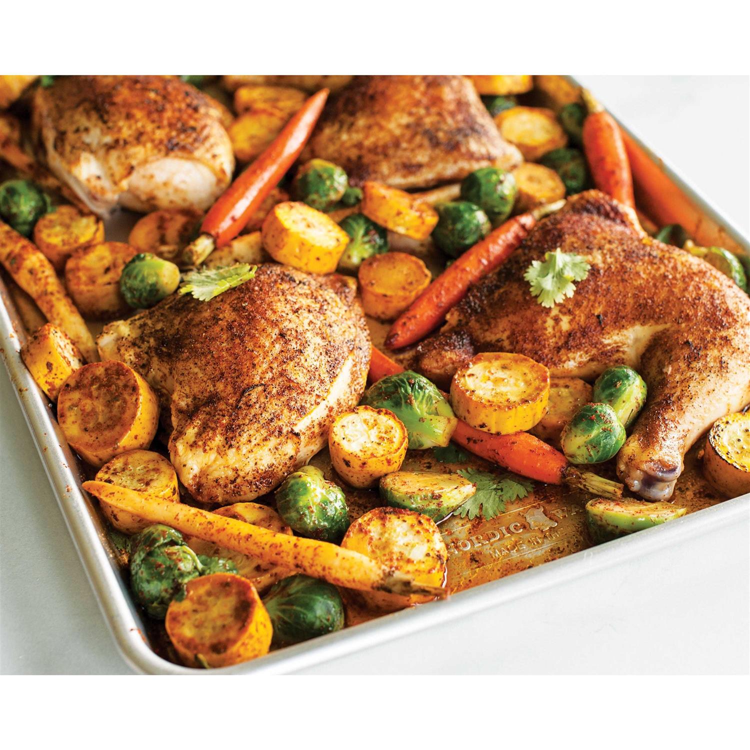 Nordic Ware Natural Aluminum Commercial Baker’s Half Sheet and Sheet