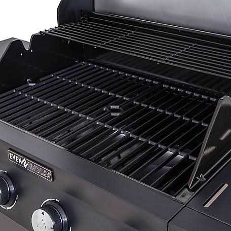Even Embers 4-Burner Gas Grill with Glass Window GAS3400AS