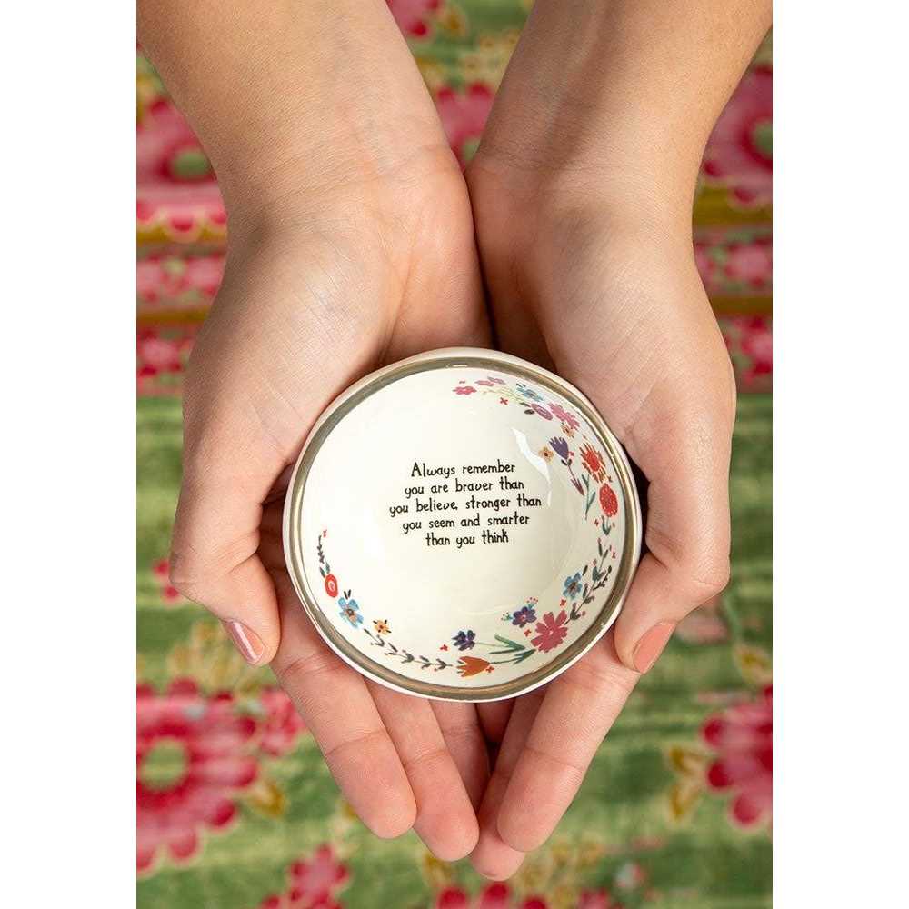 Natural Life You Make The World Better Giving Trinket Bowl