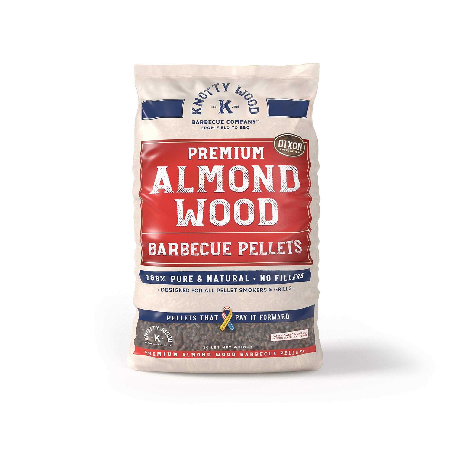 Knotty Wood Almond Pellets
