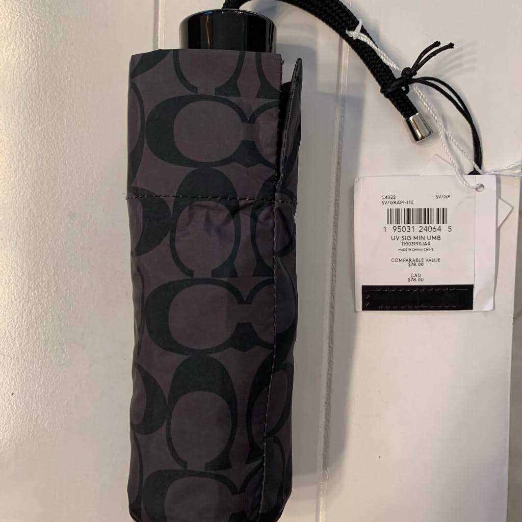 Coach Uv Signature Mini Umbrella