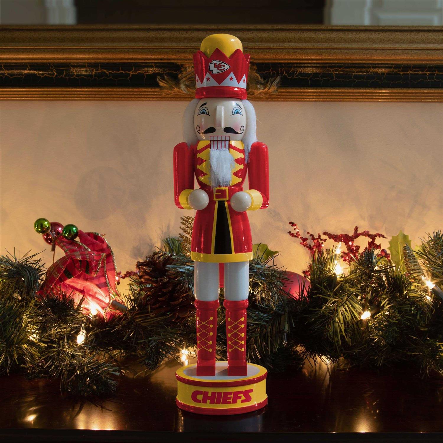FOCO Kansas City Chiefs Holiday Nutcracker