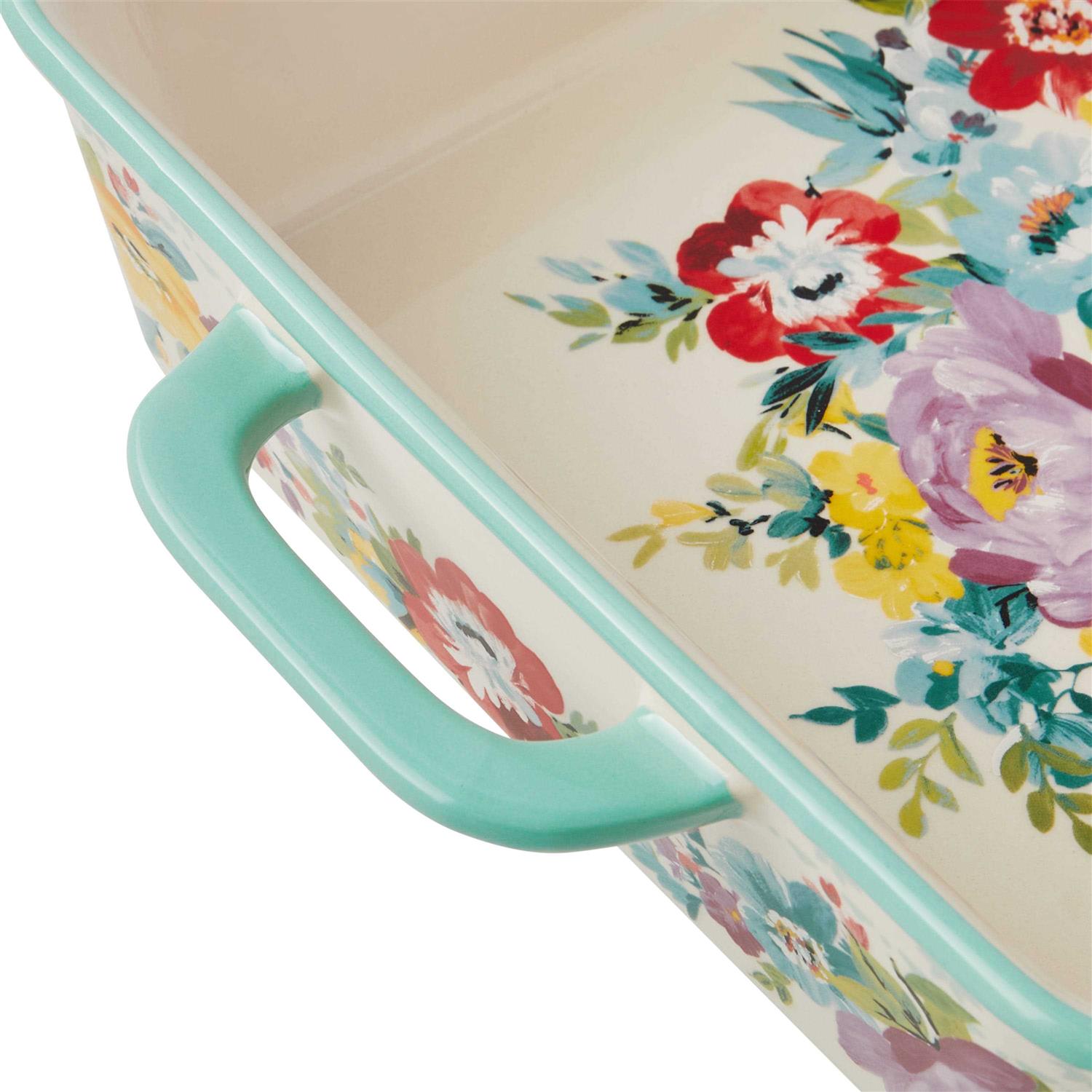 The Pioneer Woman Ceramic 9×13 Baker with Lid