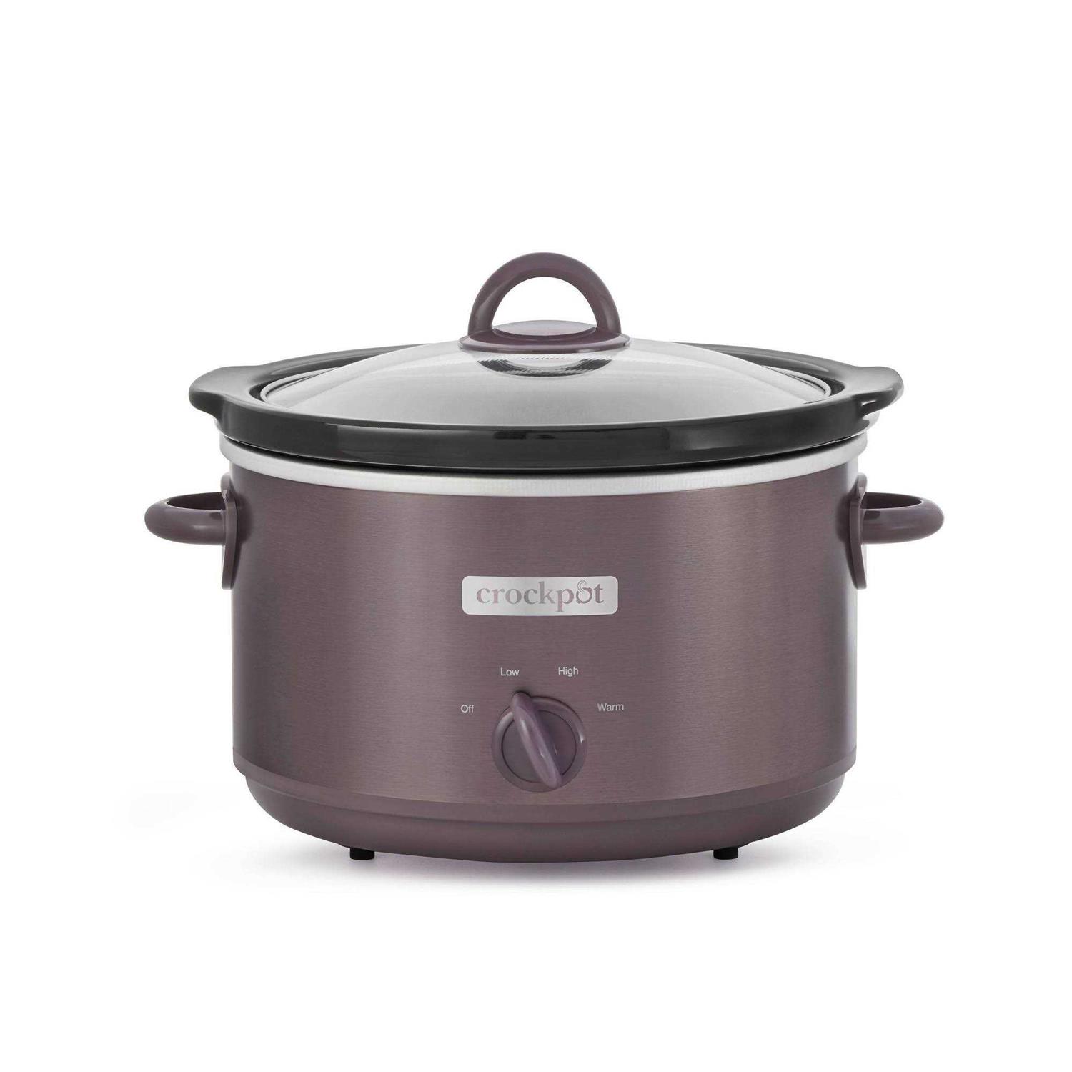 Crock-Pot 4.5-Quart Cafe Mocha Manual Slow Cooker