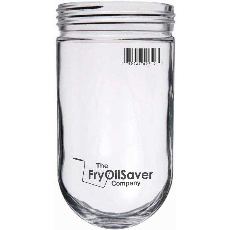 THE FRYOILSAVER COMPANY Glass Light Cover Safety Globe Guard for Kitchen Hood Light Bulb Cover