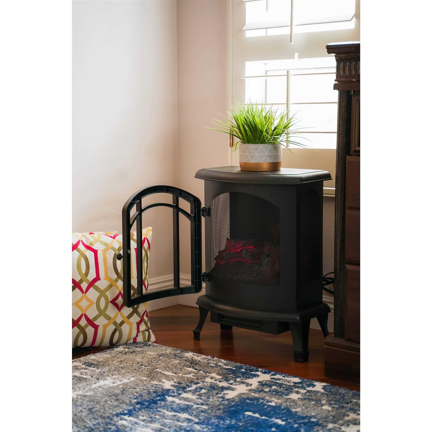 XBrand RM-HT9737ME XBrand Electric Fireplace Stove Portable Heater