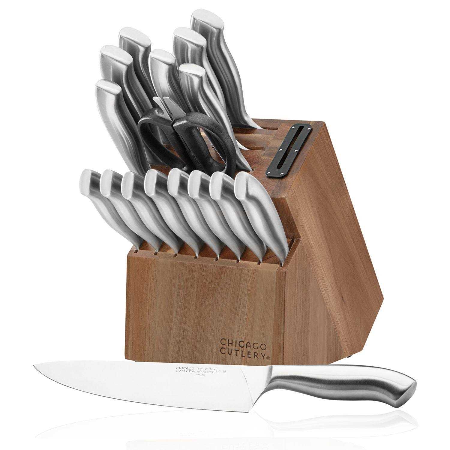 Chicago Cutlery Insignia Steel Knife Block Set