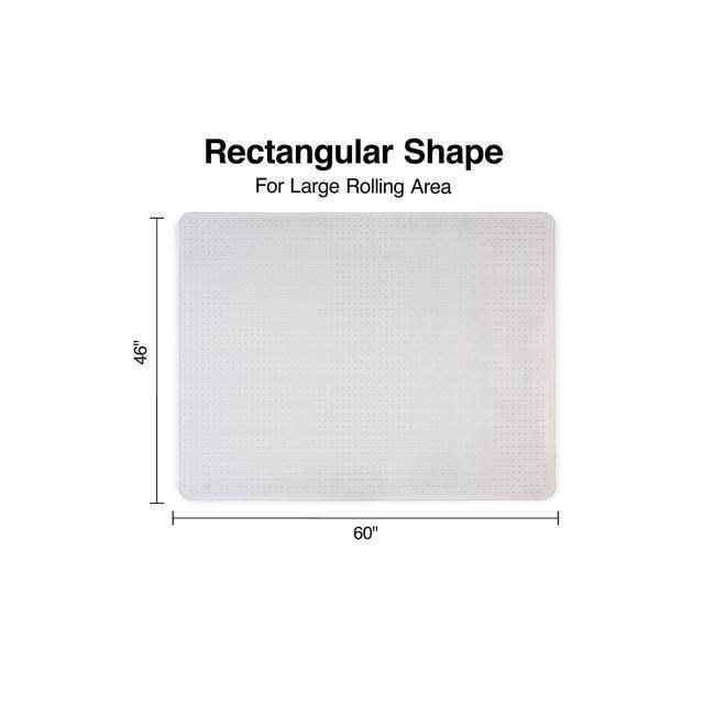 Staples Low Pile Carpet Chair Mat Rectangular